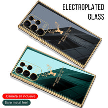Load image into Gallery viewer, Luxury Deer Pattern Camera All-inclusive Electroplating Process Soft Case For Samsung Galaxy S22 Ultra S22 Plus S22 pphonecover
