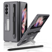 Load image into Gallery viewer, Magnetic Stand Holder Pen Slot Hard Protective Case For Samsung Z Fold 3 5G
