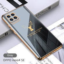 Load image into Gallery viewer, 2021 Luxury Deer Pattern Camera All-inclusive Electroplating Process Case For OPPO Reno 4 3 Pro R17 Pro Find X
