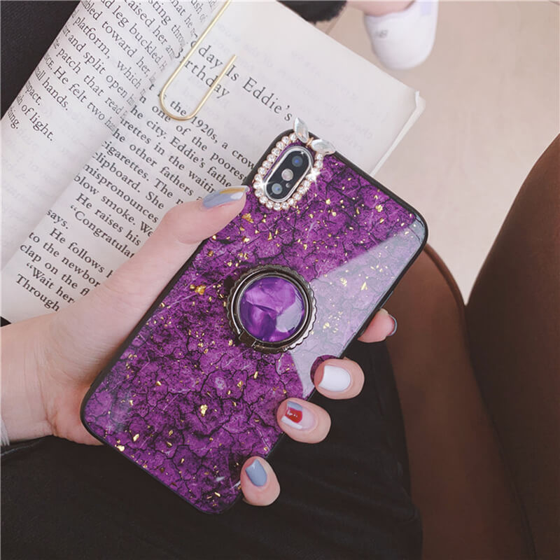 High Quality Ring Diamond Phone Case For iPhone