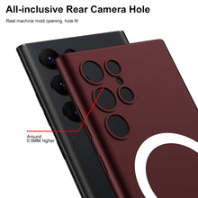 Load image into Gallery viewer, Magnetic Magsafe Matte Soft Case For Samsung Galaxy S24 S23 Ultra Plus
