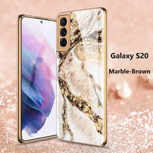 Load image into Gallery viewer, 2021 Fashion Plating Pattern Camera All-inclusive Electroplating Process Case For Samsung S21 Ultra S21 Plus S21
