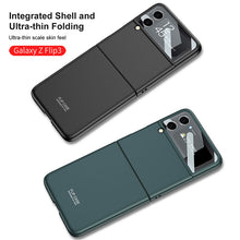 Load image into Gallery viewer, Ultra-Thin Matte Hard Cover For Samsung Galaxy Z Flip 3 5G Case With Back Screen Glass
