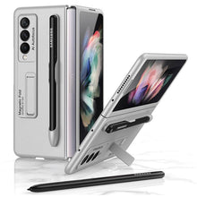 Load image into Gallery viewer, Magnetic Stand Holder Pen Slot Hard Protective Case For Samsung Z Fold 3 5G
