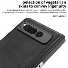 Load image into Gallery viewer, Magnetic Folding Hinge All-inclusive Leather Case With Tempered Film For Google Pixel Fold With Damped folding Bracket
