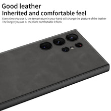 Load image into Gallery viewer, Matte Texture Leather Phone Case For Samsung Galaxy S24 S23 Ultra Plus
