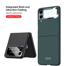 Load image into Gallery viewer, Ultra-Thin Matte Hard Cover For Samsung Galaxy Z Flip 3 5G Case With Back Screen Glass
