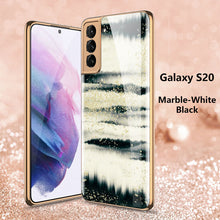 Load image into Gallery viewer, 2021 Fashion Plating Pattern Camera All-inclusive Electroplating Process Case For Samsung S21 Ultra S21 Plus S21
