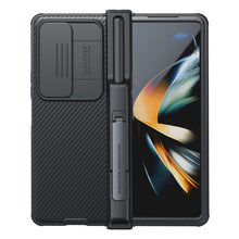 Load image into Gallery viewer, For Samsung Galaxy Z Fold 4 Case CamShield Pro Slide Camera Back Protector Cover Kickstand With S-Pen Pocket For Z Fold4
