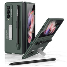 Load image into Gallery viewer, Magnetic Stand Holder Pen Slot Hard Protective Case For Samsung Z Fold 3 5G

