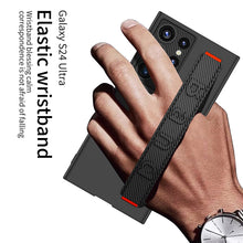 Load image into Gallery viewer, Luxury Wristband Holder Invisible Bracket Phone Case For Samsung Galaxy S24 S23 S22 Ultra Plus
