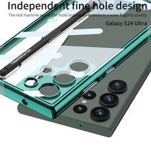Load image into Gallery viewer, Transparent Protective Phone Case With Pen Box &amp; Stylus For Samsung Galaxy S24 Ultra Plus
