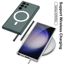 Load image into Gallery viewer, Magnetic Magsafe Matte Soft Case For Samsung Galaxy S24 S23 Ultra Plus

