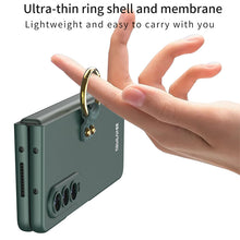 Load image into Gallery viewer, Samsung Galaxy Z Fold 4 5G Ultra-thin All-inclusive Ring Holder Protective Cover With Tempered Glass Screen
