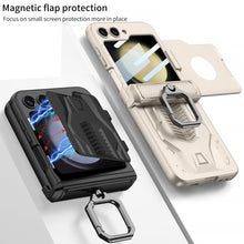 Load image into Gallery viewer, Magnetic Hinge Bracket All-included Shockproof Phone Case For Samsung Galaxy Flip 5/4/3
