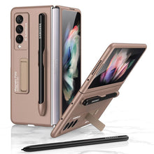 Load image into Gallery viewer, Magnetic Stand Holder Pen Slot Hard Protective Case For Samsung Z Fold 3 5G
