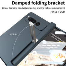 Load image into Gallery viewer, Magnetic All-inclusive Case With Tempered Film For Google Pixel Fold With Damped Folding Bracket
