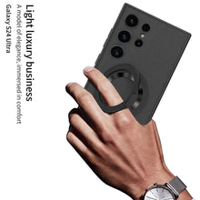 Load image into Gallery viewer, Luxury Leather Magnetic Bracket Protective Phone Case For Samsung Galaxy S24 Ultra Plus
