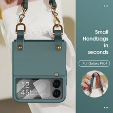 Load image into Gallery viewer, Exquisite Handbags Fashion Style Cover For Samsung Galaxy Z Flip3 Flip4 5G With Back Screen Protector
