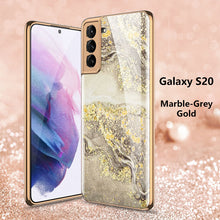Load image into Gallery viewer, 2021 Fashion Plating Pattern Camera All-inclusive Electroplating Process Case For Samsung S21 Ultra S21 Plus S21
