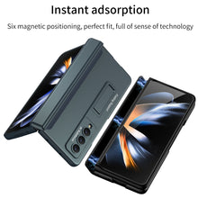 Load image into Gallery viewer, Magnetic Frame Plastic Stand All-included Case For Samsung Galaxy Z Fold4 Fold3 5G

