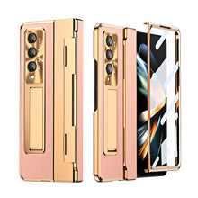 Load image into Gallery viewer, Armor Electroplated Anti-fall Protective Phone Case For Samsung Galaxy Z Fold3/4/5 With Back Screen Glass
