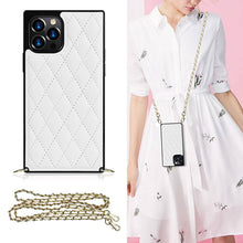 Load image into Gallery viewer, 2021 Luxury Brand Diamond Chain Diagonal Protective Case For iPhone
