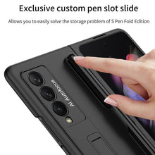 Load image into Gallery viewer, Magnetic Stand Holder Pen Slot Hard Protective Case For Samsung Z Fold 3 5G
