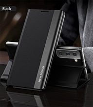 Load image into Gallery viewer, Samsung Galaxy Flip Case Luxury Magnetic Leather Kickstand Shockproof Cover
