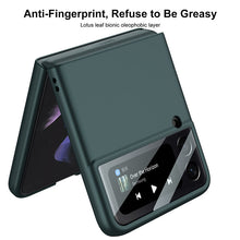 Load image into Gallery viewer, Ultra-Thin Matte Hard Cover For Samsung Galaxy Z Flip 3 5G Case With Back Screen Glass
