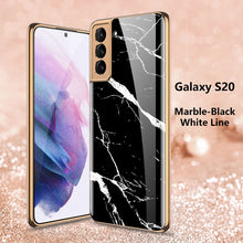 Load image into Gallery viewer, 2021 Fashion Plating Pattern Camera All-inclusive Electroplating Process Case For Samsung S21 Ultra S21 Plus S21
