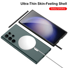 Load image into Gallery viewer, Magnetic Magsafe Matte Soft Case For Samsung Galaxy S24 S23 Ultra Plus
