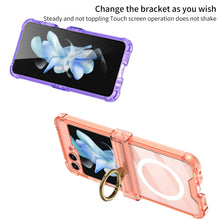 Load image into Gallery viewer, Magnetic MagSafe Airbag Ring Hinge Phone Case For Samsung Galaxy Z Flip5 Flip4 Flip3
