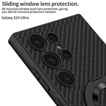 Load image into Gallery viewer, Luxury Leather Magnetic Bracket Protective Phone Case For Samsung Galaxy S24 Ultra Plus
