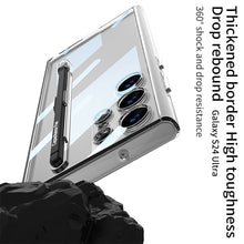 Load image into Gallery viewer, Transparent Protective Phone Case With Pen Box &amp; Stylus For Samsung Galaxy S24 Ultra Plus
