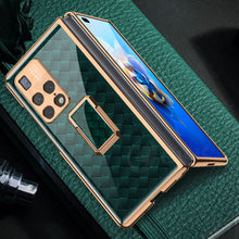 Load image into Gallery viewer, Luxury Plating Glass Anti-knock Protective Hard Edge Cover For Huawei Mate X2
