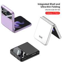 Load image into Gallery viewer, Ultra-Thin Matte Hard Cover For Samsung Galaxy Z Flip 3 5G Case With Back Screen Glass
