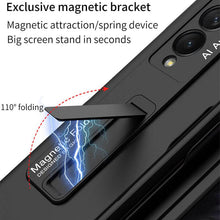Load image into Gallery viewer, Magnetic Stand Holder Pen Slot Hard Protective Case For Samsung Z Fold 3 5G
