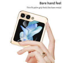 Load image into Gallery viewer, Electroplating Transparent Protective Phone Case For Samsung Galaxy Z Flip5 Flip4 Flip3 - mycasety2023 Mycasety
