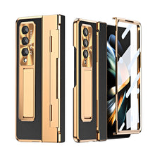 Load image into Gallery viewer, Armor Electroplated Anti-fall Protective Phone Case For Samsung Galaxy Z Fold3/4/5 With Back Screen Glass
