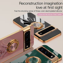 Load image into Gallery viewer, Electroplating Astronaut Ring Holder Phone Case For Google Pixel 7 8 Series - mycasety2023 Mycasety
