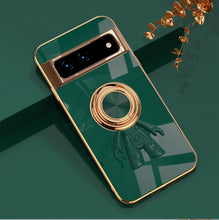 Load image into Gallery viewer, Electroplating Astronaut Ring Holder Phone Case For Google Pixel 7 8 Series - mycasety2023 Mycasety

