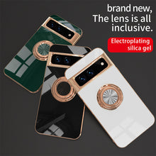 Load image into Gallery viewer, Electroplating Ring Holder Phone Case For Google Pixel 7 8 Series - mycasety2023 Mycasety
