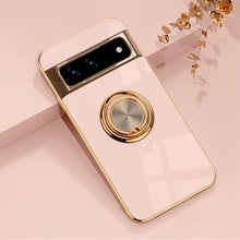 Load image into Gallery viewer, Electroplating Ring Holder Phone Case For Google Pixel 7 8 Series - mycasety2023 Mycasety
