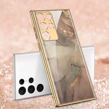 Load image into Gallery viewer, Luxury Plating Dear Pattern Camera All-inclusive Electroplating Process Case For Samsung Galaxy S22 Series pphonecover
