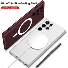 Load image into Gallery viewer, Magnetic Magsafe Matte Soft Case For Samsung Galaxy S24 S23 Ultra Plus
