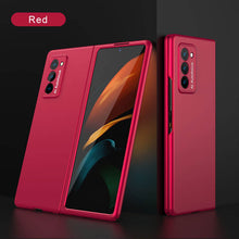 Load image into Gallery viewer, Luxury Plating Glass Case Anti-knock Protective Hard Edge Cover For Samsung Galaxy Z Fold 2 5G
