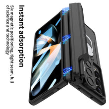 Load image into Gallery viewer, Magnetic Folding Armor Protective Case For Samsung Galaxy Z Fold4 Fold3 5G With Back Screen Protector
