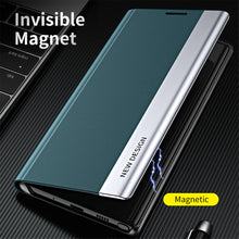 Load image into Gallery viewer, Samsung Galaxy Flip Case Luxury Magnetic Leather Kickstand Shockproof Cover
