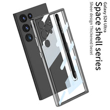Load image into Gallery viewer, Transparent Protective Phone Case With Pen Box &amp; Stylus For Samsung Galaxy S24 Ultra Plus
